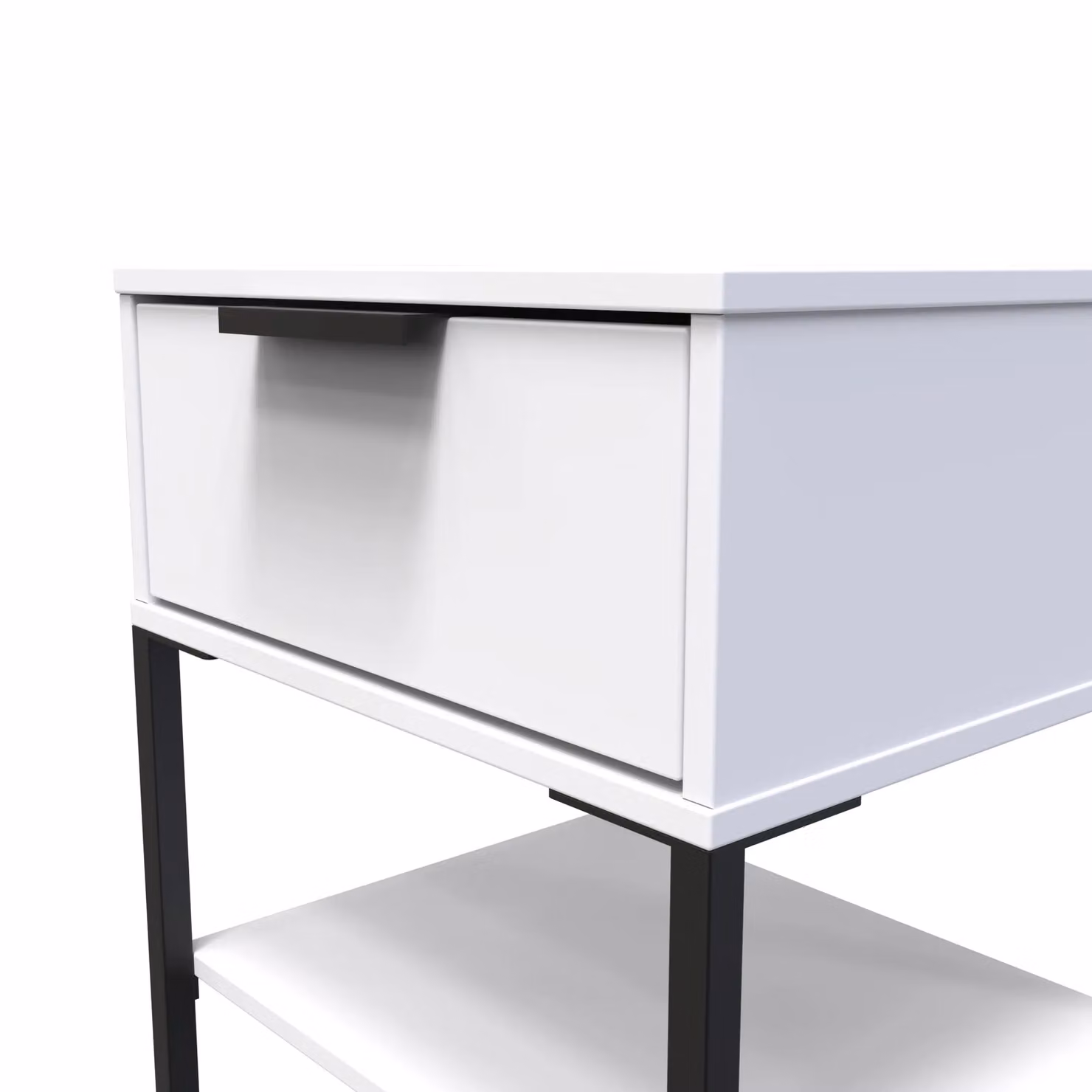 Ready Assembled 2 U Tamworth Double Open Unit in White – 2