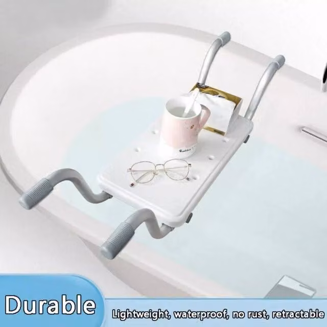 SPETLEK Lightweight Suspended Bath Seat in White W/D/H: 40.5 x 18.0 x 40.5 cm