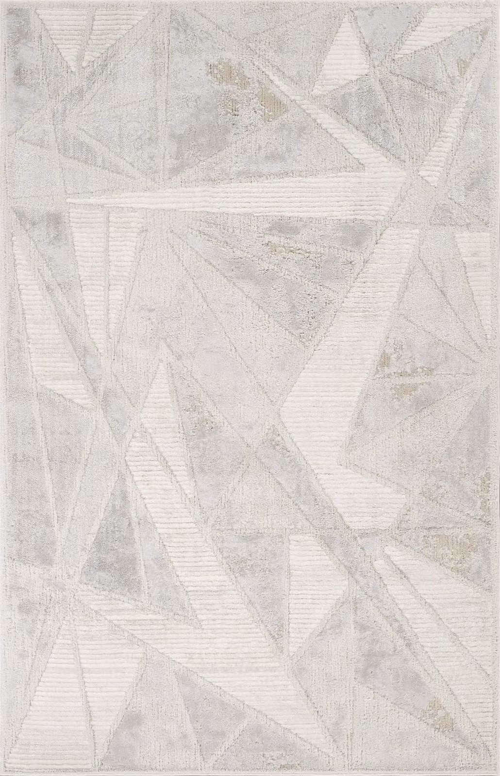 Desire Rugs Mabel Modern Abstract Geometric Area Rug in Stone, Beige and Grey, W: 200 cm, L: 290 cm – 2