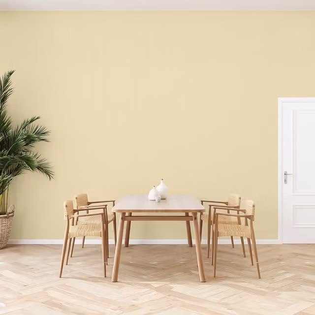 SK Filson Striped Abstract Wallpaper in Gold and Blue, Washable Textile Effect Roll