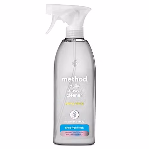 Method Daily Shower Cleaner Spray, White, 828ml