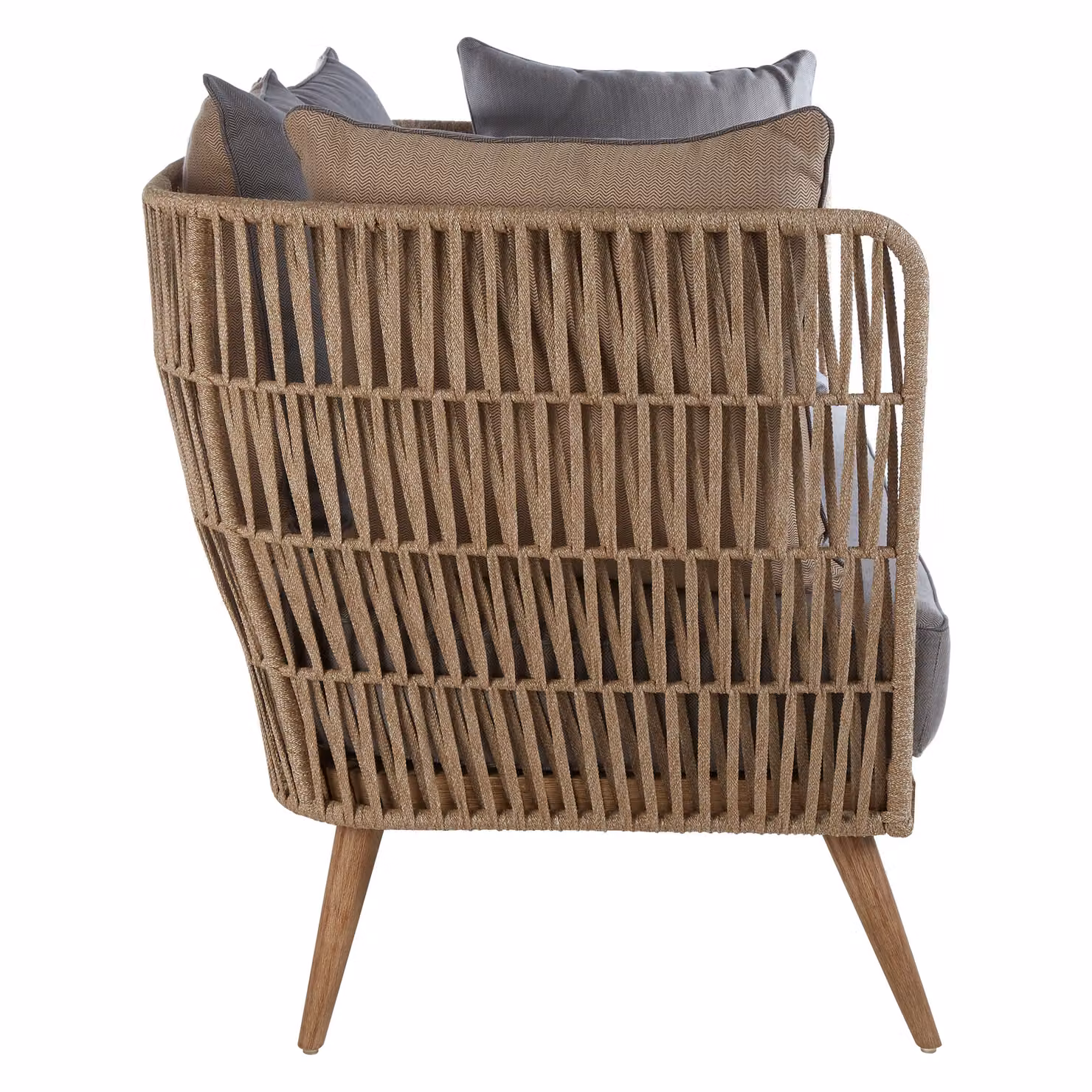 Fifty Five South Scandinavian Grey Rope Sofa – 3