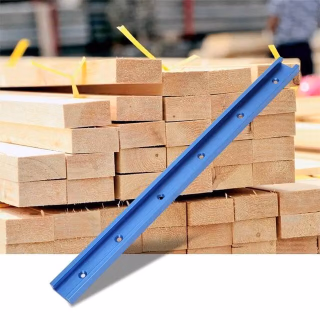 Nordara Blue 1000mm T-Slot Miter Track Aluminum Woodworking Jig