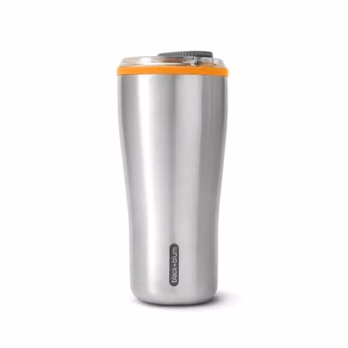 Black + Blum Insulated Stainless Steel Tumbler, 600ml, Orange and Black – 5
