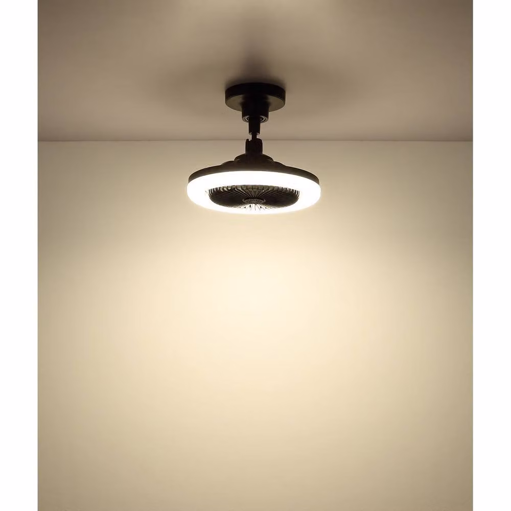 Netlighting Lidea LED Ceiling Fan in Matt Black with Remote Control, Dimmable Timer and CCT – 3
