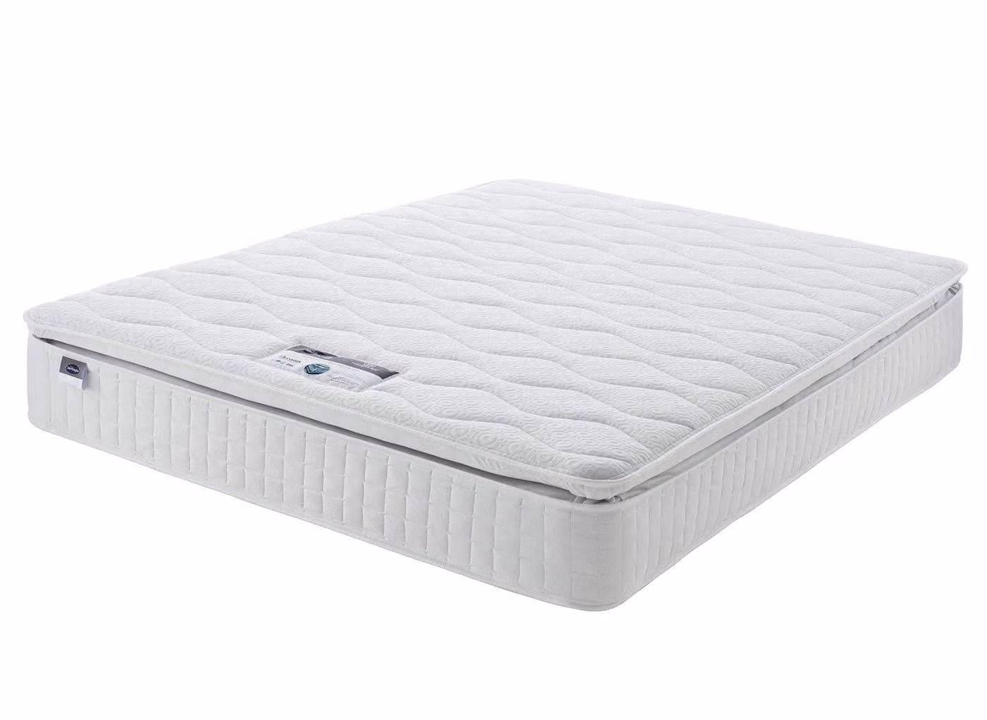 Silentnight Newbury 800 Pocket Eco Pillowtop Mattress in White