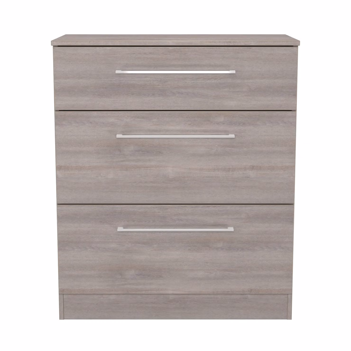Ready Assembled 2 U Gloucester 3 Drawer Deep Chest in Light Grey – 2