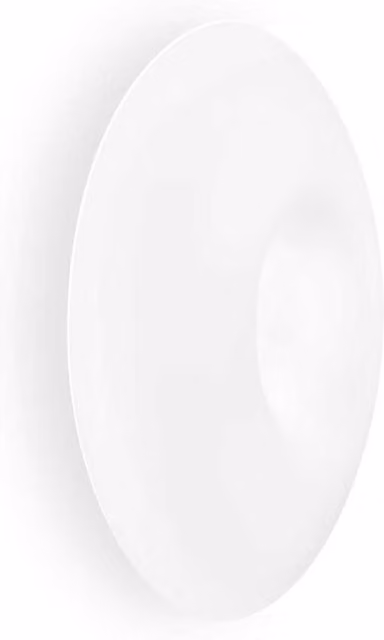 Ideal Lux Glory 3 Light Round Glass Ceiling Flush Light in White