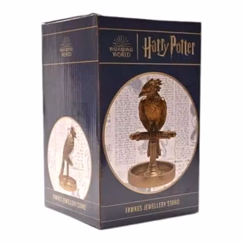 Widdop and Co Warner Bros Harry Potter Alumni Fawkes Jewellery Stand in Gold – 6