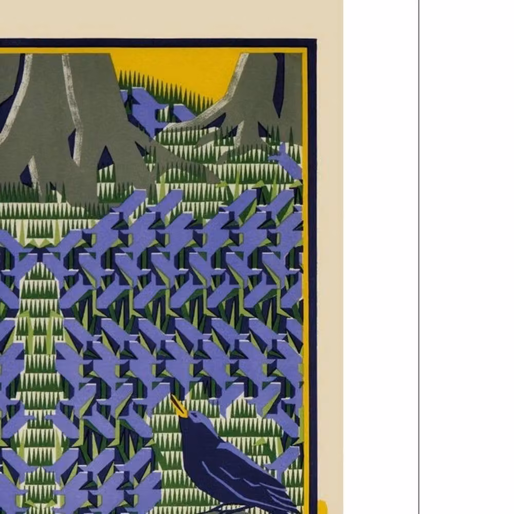 Transport for London Bluebell Time in Kew Gardens Multicolour Paper Print Poster – 2