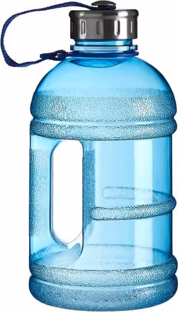 Orsina Blue 1500ml Sports Drinking Bottle with Ergonomic Handle and BPA Free Design