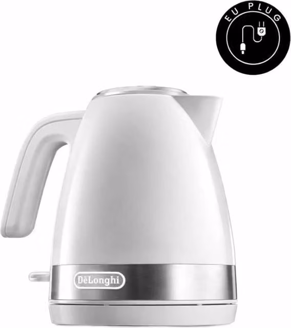 De'Longhi Active Line 1L 2000W Kettle in White