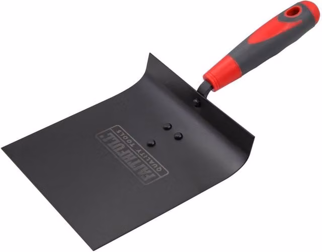 Faithfull Harling Trowel with Soft Grip Handle, 6.1/2in, Multi Colour