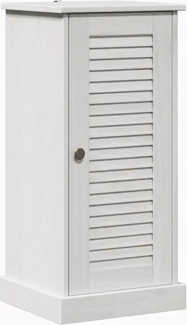 Berkfield Home Antique White MDF Bathroom Cabinet with Internal Shelves and Hinged Doors