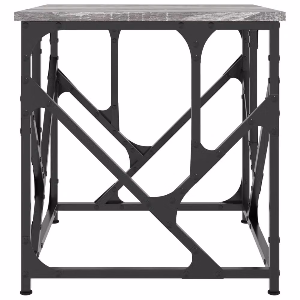 Berkfield Home Grey Sonoma Coffee Table, W/D/H: 45 x 45 x 47.5 cm – 4