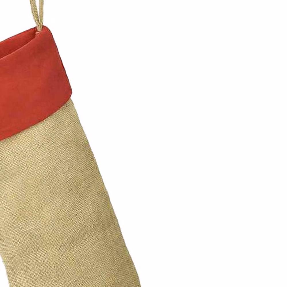 Brand Lab Organic Jute Christmas Stocking in Beige – 2
