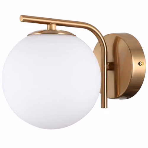 Italux Raddi G9 Modern Wall Light in Gold and White