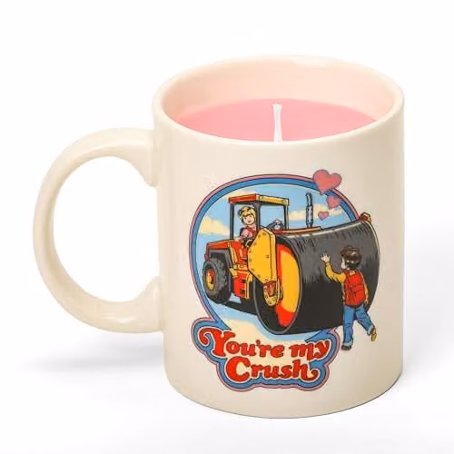 Steven Rhodes Rose and Vanilla Scented Shea Wax Candle Mug, 243g