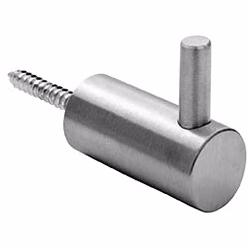 Loops Wall Hook in Satin Stainless Steel with Concealed Fixing, 35mm Projection