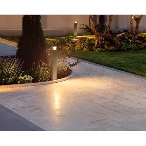 Netlighting Hide LED Outdoor Bollard in Grey with 4000K Neutral White Light, IP65 Rated – 2
