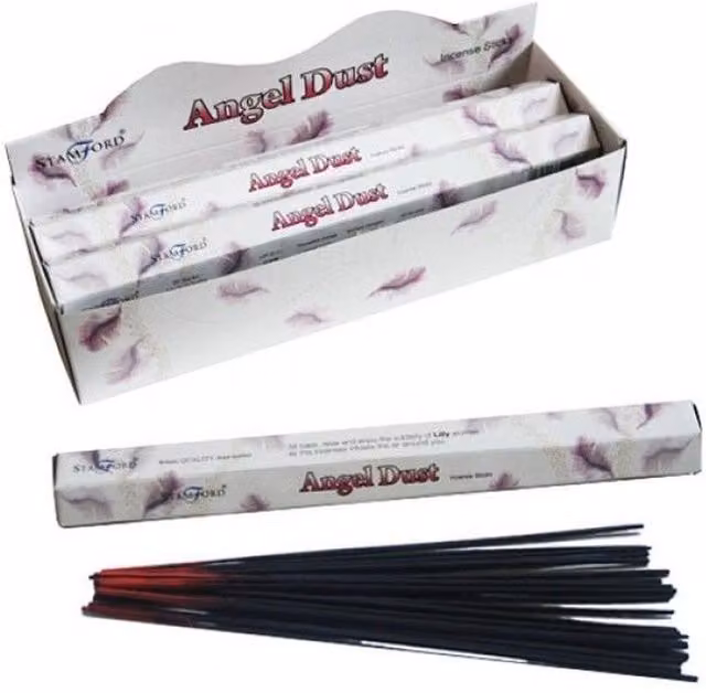 Stamford Angel Dust Premium Hexagonal Incense Sticks, White