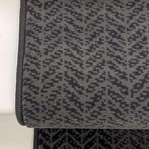 runrug Empire Stair Runner Carpet in Dark Grey, W: 60 cm, L: 480 cm – 3