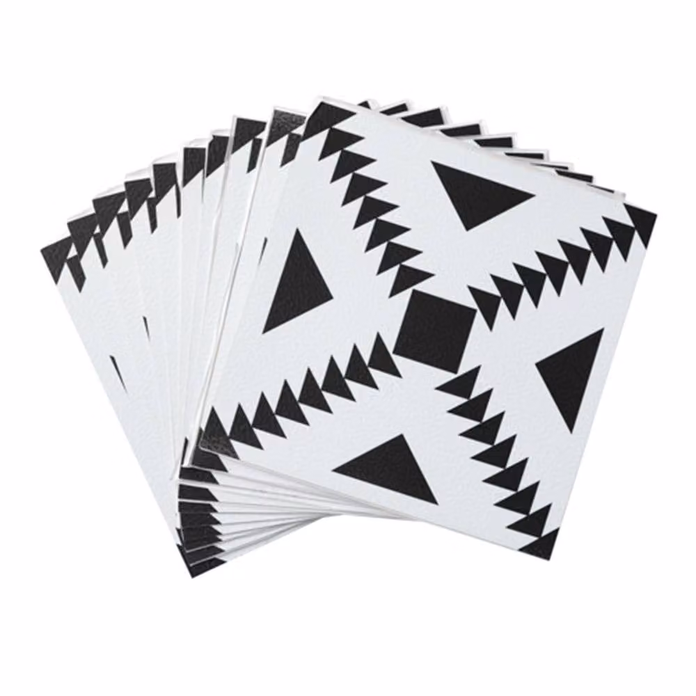 FloorPops Parla Self Adhesive Vinyl Floor Tiles, White, Pack of 10 (0.93sqm), W/D/H: 30.48 x 30.48 x 30.48 cm – 3