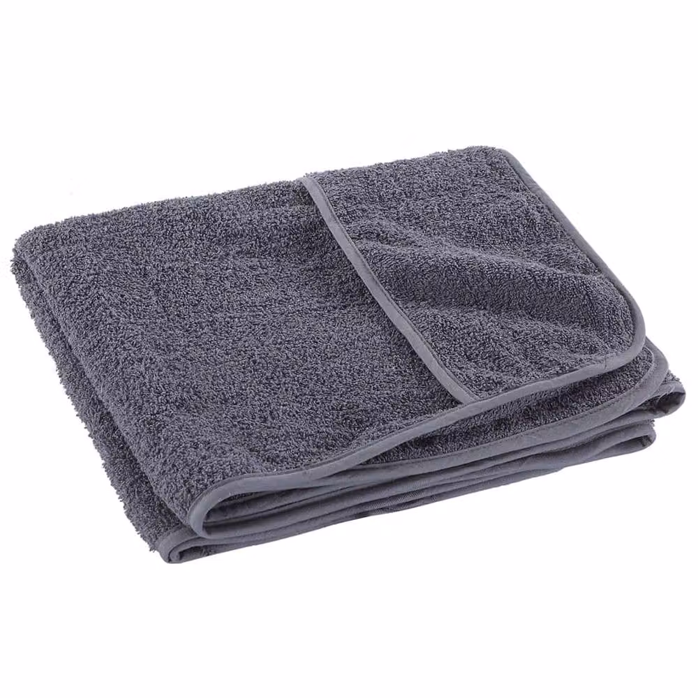Berkfield Home Quick-Drying Fluffy Beach Towels, 2 Pack, Anthracite Grey, W: 75 cm, L: 200 cm, 400 GSM – 3