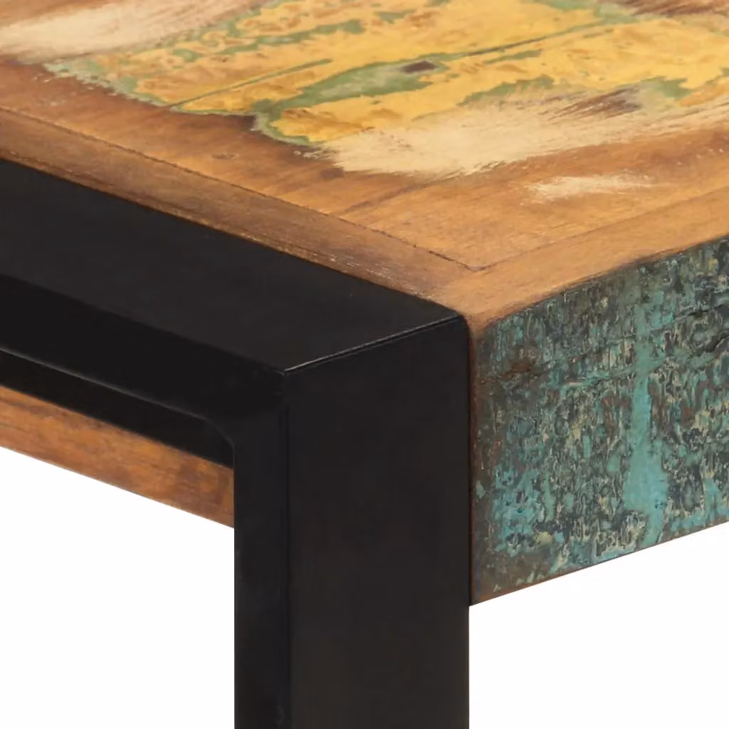 Berkfield Home Industrial Sideboard in Brown Solid Reclaimed Wood, W/D/H: 120 x 30 x 75 cm – 4