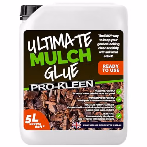 ProKleen Ultimate Mulch Glue Binder Spray, White, 5 l
