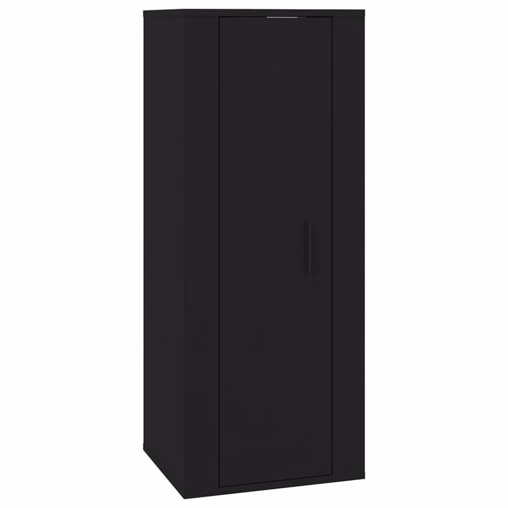 Berkfield Home Wall Mounted TV Cabinet in Black, W/D/H: 100 x 34.5 x 40 cm – 3