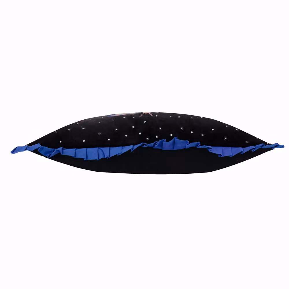 Wylder Tropics Darkling Beetles Embroidered Velvet Cushion in Black, W/H: 30 x 30 cm – 2