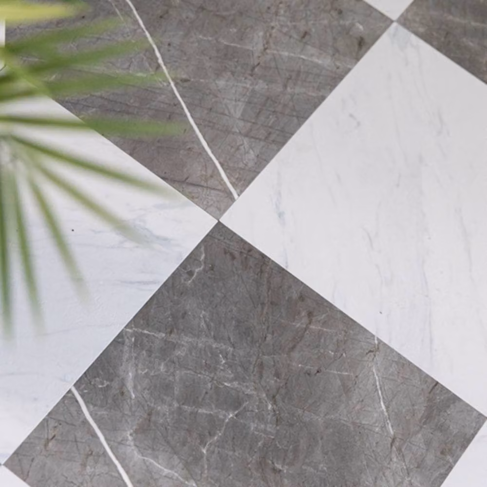 FloorPops Bonneville Marble Self Adhesive Vinyl Floor Tiles, Pack of 10, Multicolour, W/D/H: 30.48 x 30.48 x 30.48 cm – 3