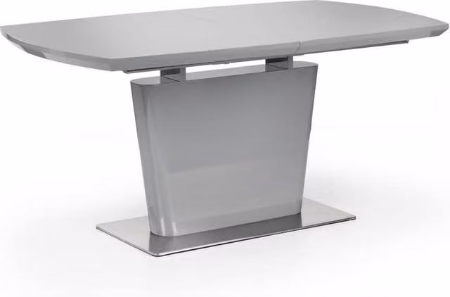 Cheshire Premium Como Extending Dining Table in Grey High Gloss Finish