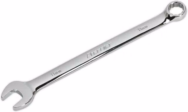 Loops 11mm Combination Spanner in Silver Chrome Vanadium Steel