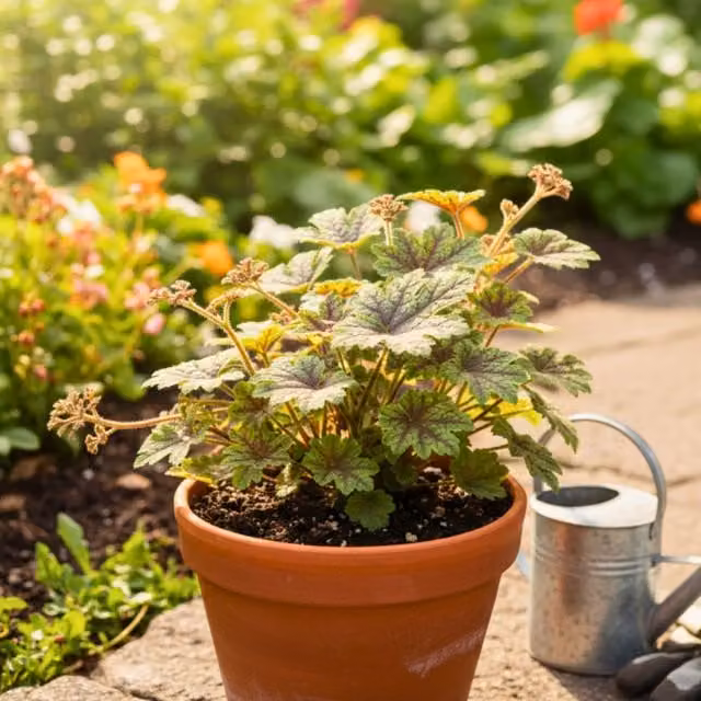 Plants By Post Heuchera Tapestry Mix Evergreen Perennial in Multicolour
