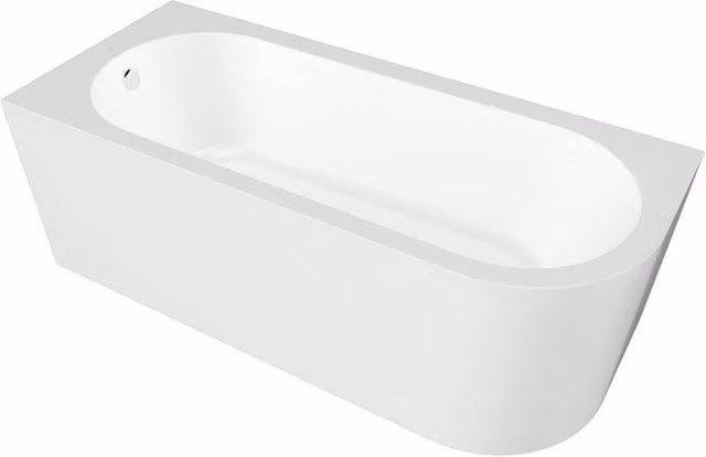 Balterley Ancorner Left Handed Corner Desk in White W/D: 1700 x 75 cm