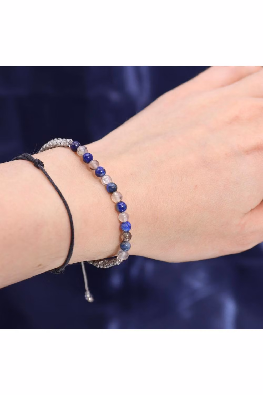 KDMD Zodiac Taurus Crystal Candle and Gemstone Bracelet Set in Forest Emerald Blue – 3