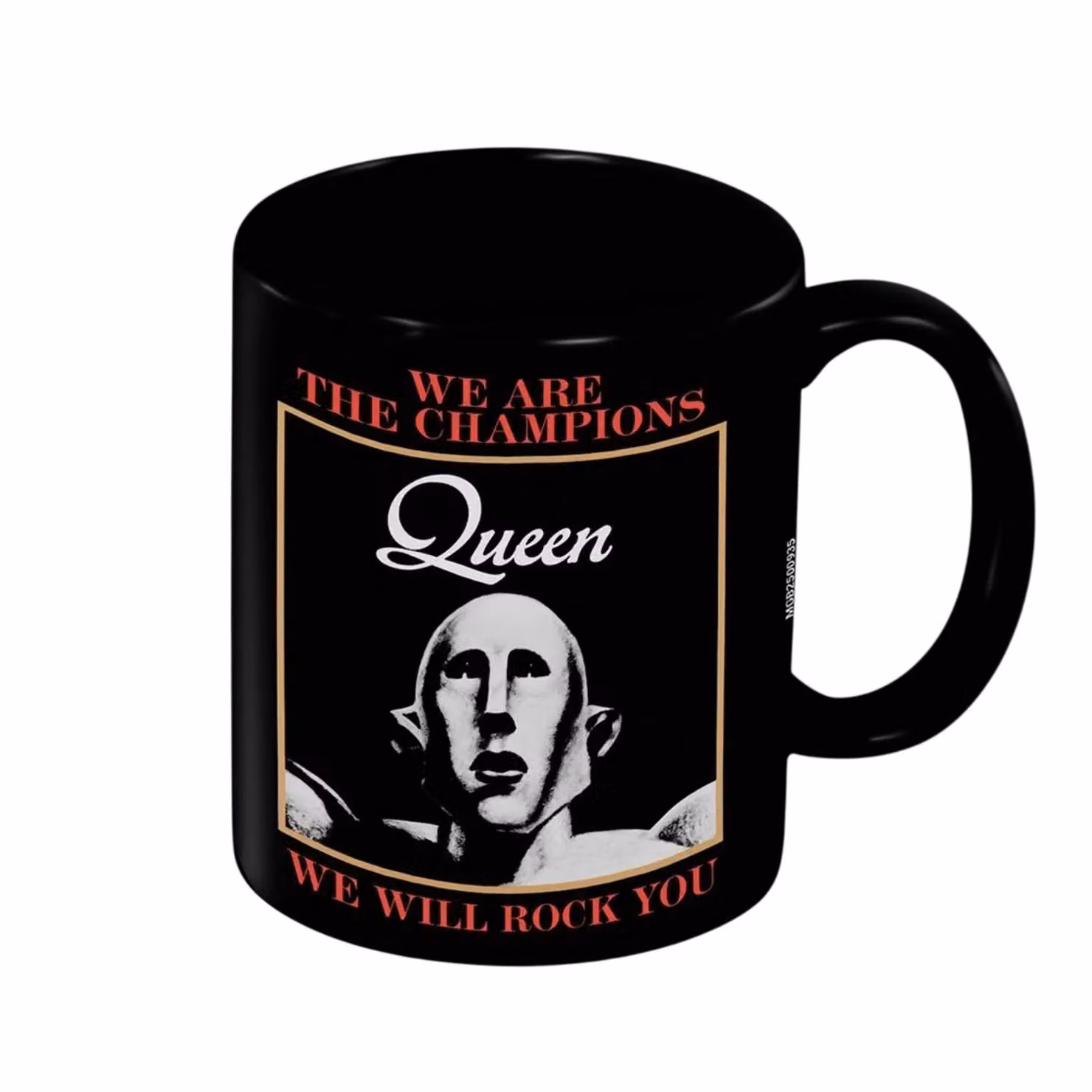 Queen Robot Ceramic Mug, Black, 325ml – 2