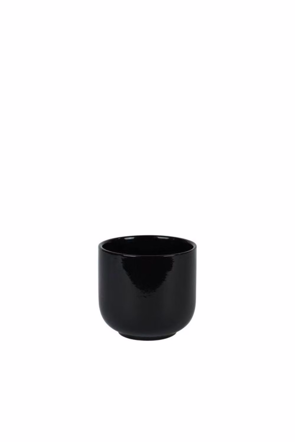 KDMD Hortus Havana Glossy Black Ceramic Tabletop Pot, 4 Pack, Diameter: 11 cm – 2