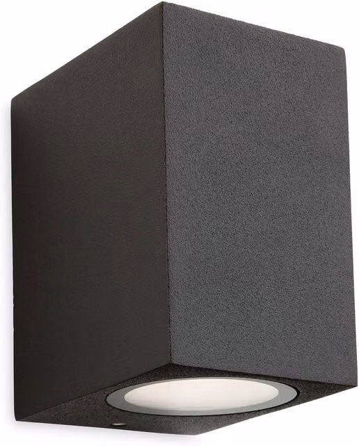 Firstlight Minimalist LED Single Outdoor Wall Light, Graphite, IP54
