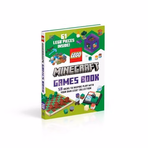 LEGO Minecraft Games Book: 50 Fun Ideas to Play with Your LEGO Collection in Multicolour – 3