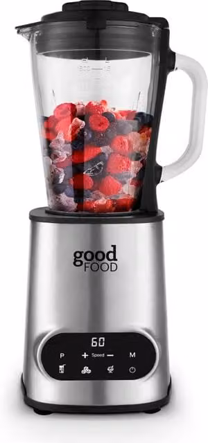 Tower GF12013 Digital 1.5L Jug Blender with 1200W Motor, 5 Speed Settings and Pulse Function, Stainless Steel, Silver