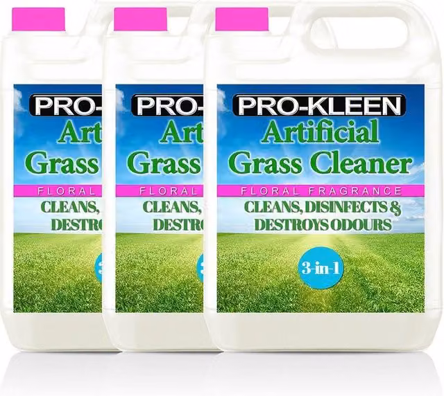 ProKleen Artificial Grass Cleaner Disinfectant, Floral Fragrance, 3 x 5L