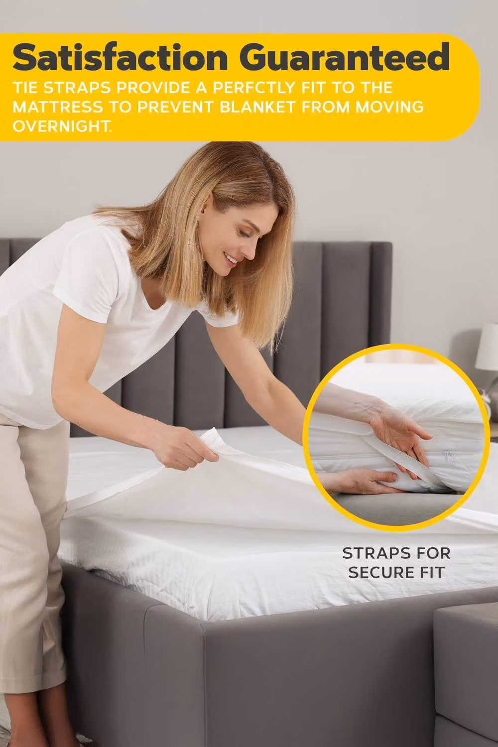 Air Pro Fleece Electric Blanket White, W/D/H: 200 x 180 x 10 cm – 2