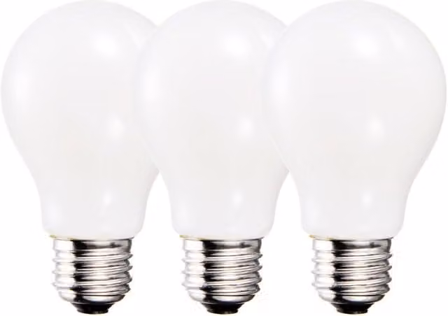 Harper Living 8.5W A60 E27 Dimmable LED Bulb, Cool White, Pack of 3