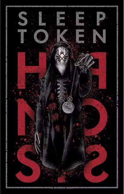 Sleep Token Hypnosis Black Textile Graphic Poster