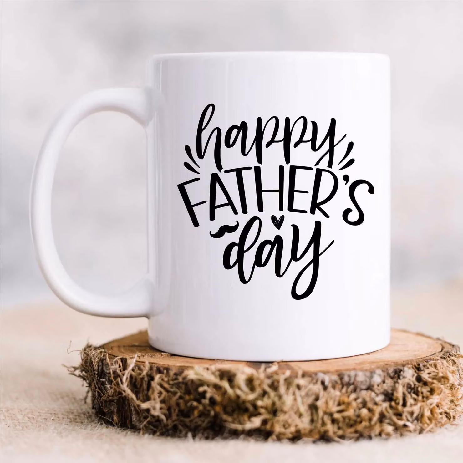 60 Second Makeover Limited Happy Fathers Day White Ceramic Mug – 2