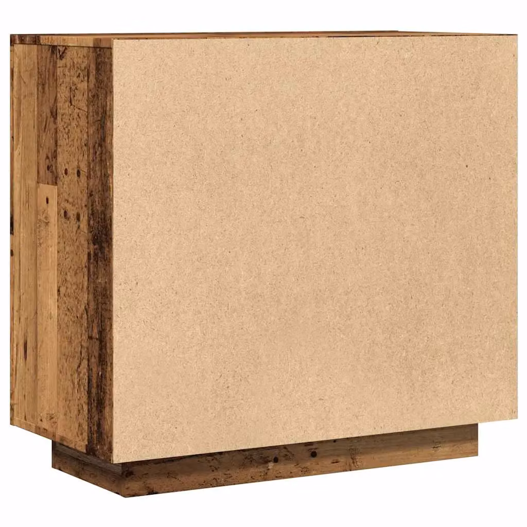 Berkfield Home Old Wood Sideboard in Brown, W/D/H: 80 x 40 x 75 cm – 5