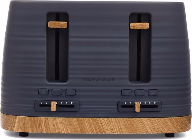 Morphy Richards Clay 4 Slice Toaster in Grey